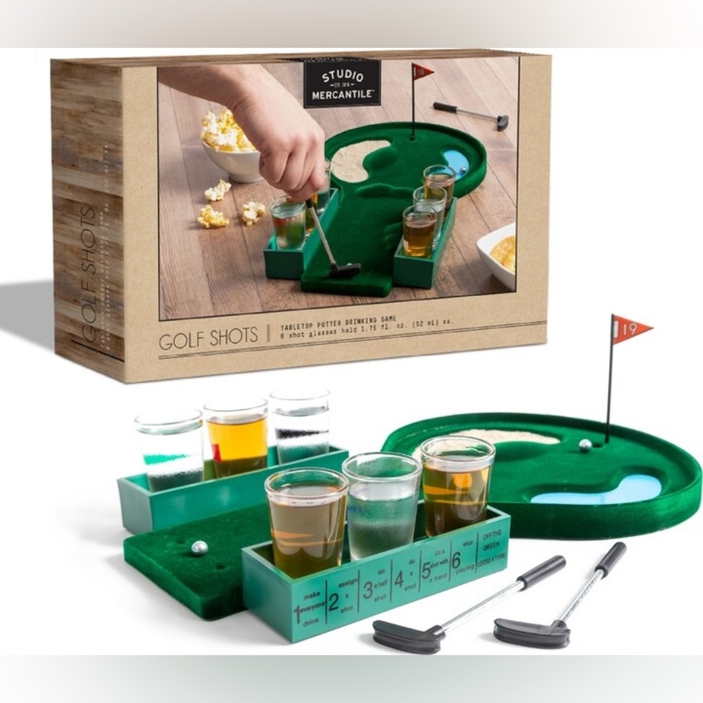 Macy's Studio Mercantile Mini Golf Shots Game Set, 11 Pieces